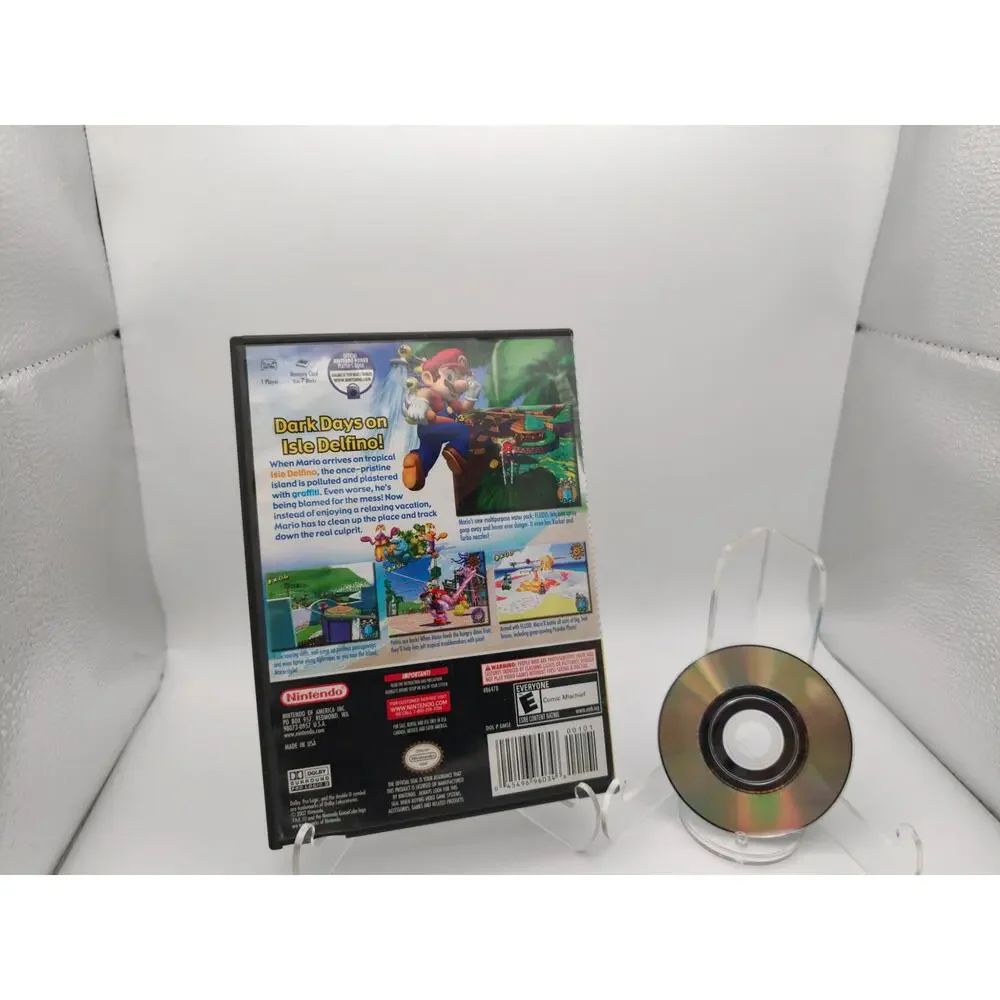 Super Mario Sunshine GameCube Players Choice CIB Tested